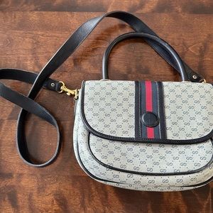 Microprint Gucci purse, vintage